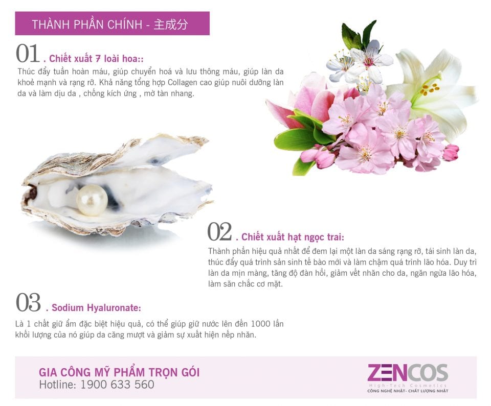 Gia Công Serum Ngọc Trai
