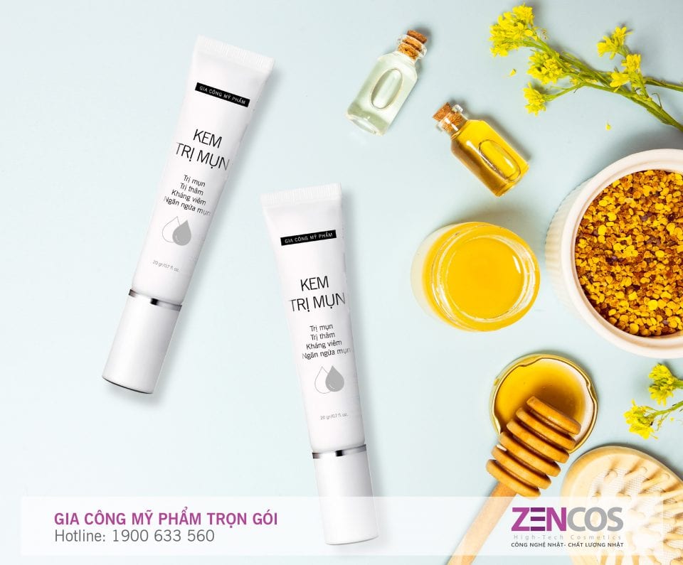 Kem Trị Mụn 3 gia công kem trị mụn