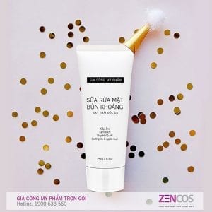 Gia Công Sữa Rửa Mặt Bùn Khoáng